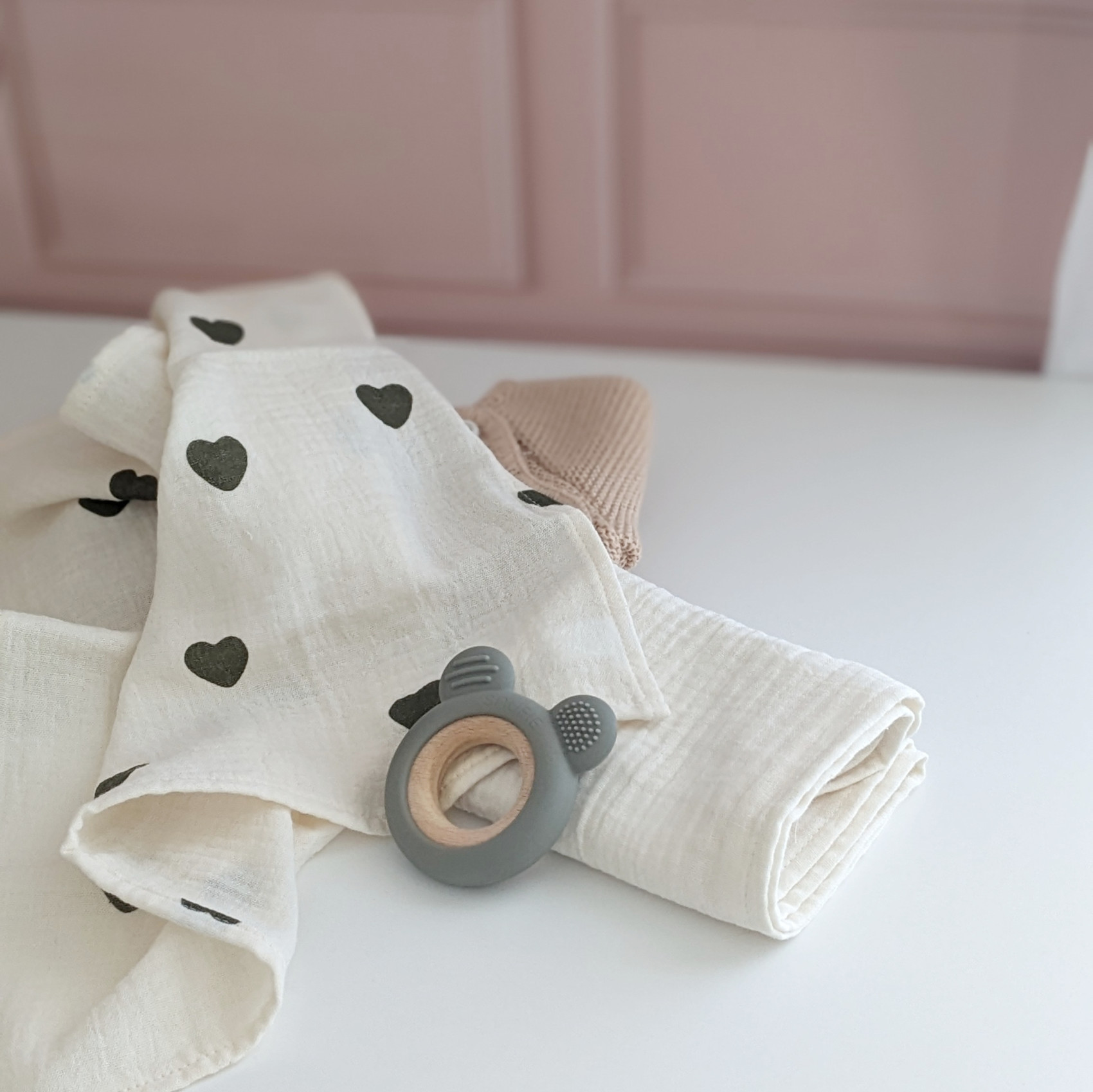 Coffret Petites Quenottes<br> Cœurs kaki