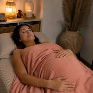 Plaid fin Eté massages Rose_pro