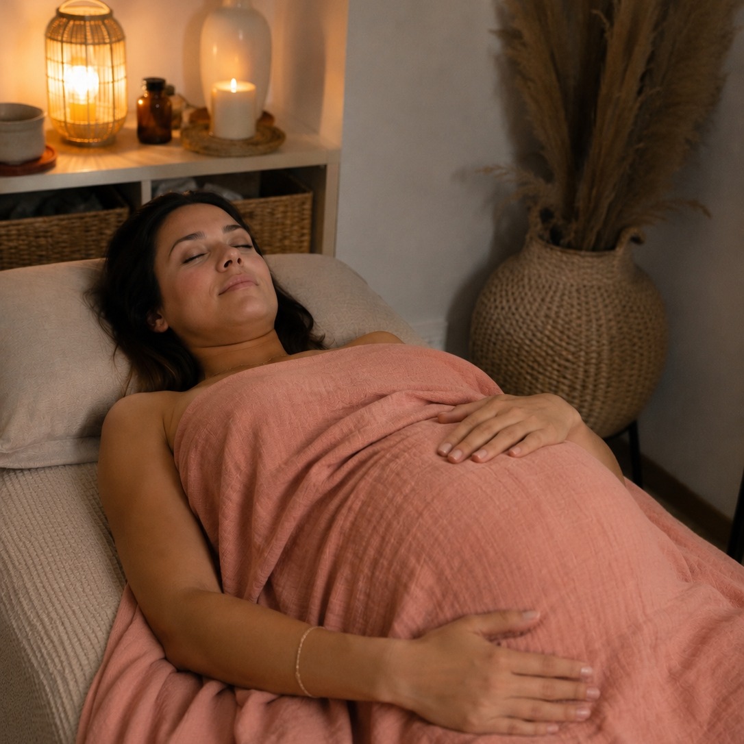 Plaid fin Eté massages Rose_pro