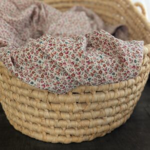 Maxi Lange Petites Fleurs Rose