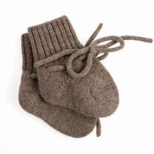 Chaussons bébé en laine Mérinos